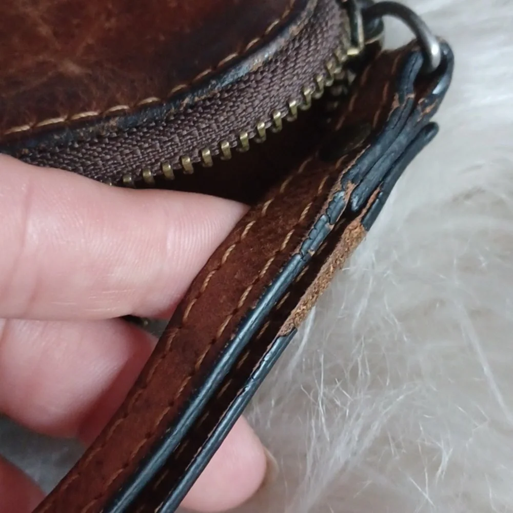 Patricia Nash Leather Wristlet